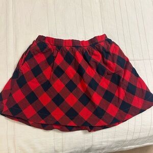 GAP Girls Buffalo Plaid Skirt